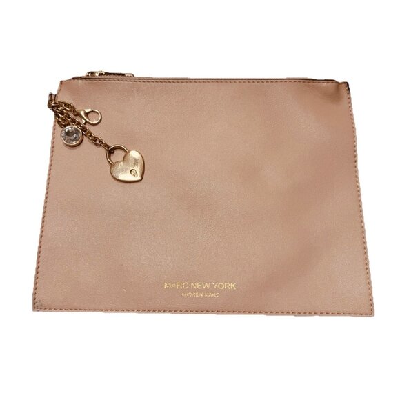 Marc New York Andrew Marc Zip Pouch with Dangle Charms - Picture 1 of 7